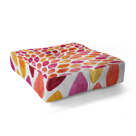 Angela Minca Autumn burst Floor Pillow Square