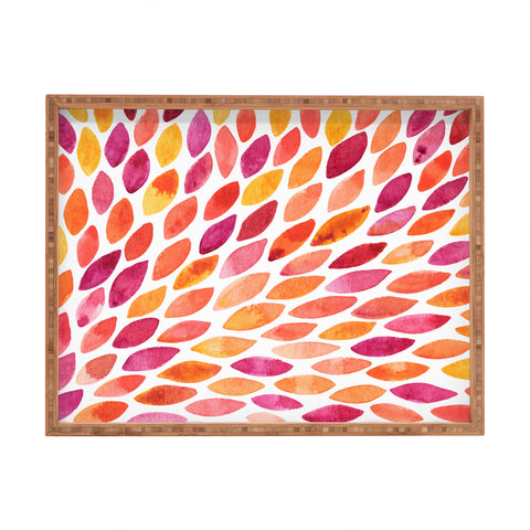 Angela Minca Autumn burst Rectangular Tray