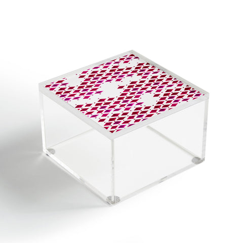 Angela Minca Diamonds viva magenta Acrylic Box