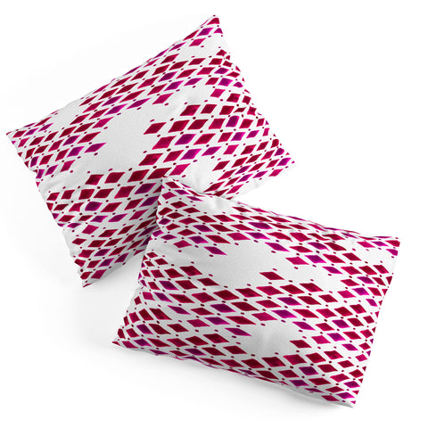 Angela Minca Diamonds viva magenta Pillow Shams
