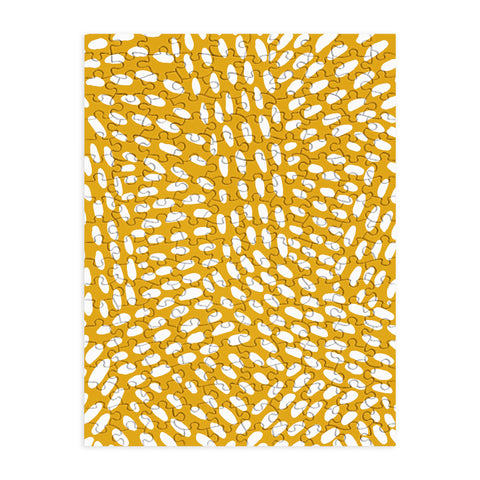 Angela Minca Dot lines ochre Puzzle