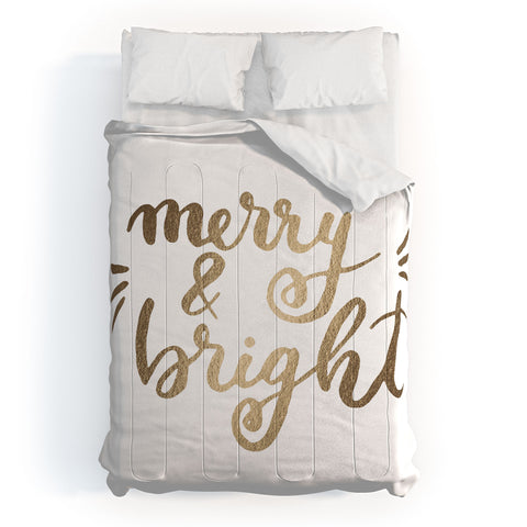 Angela Minca Merry and bright gold Comforter