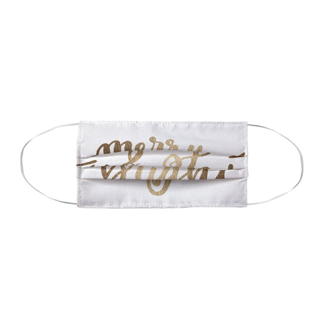 Angela Minca Merry and bright gold Face Mask