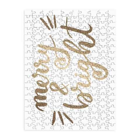 Angela Minca Merry and bright gold Puzzle