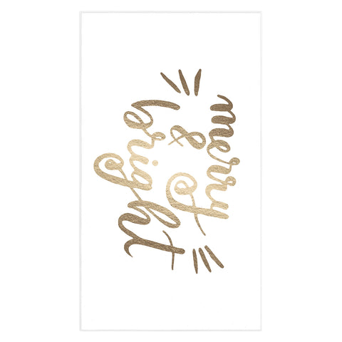 Angela Minca Merry and bright gold Tablecloth