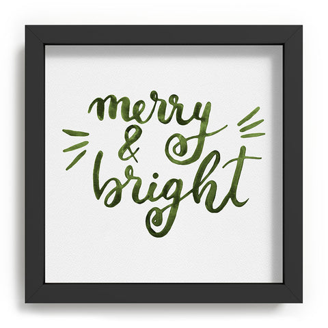 Angela Minca Merry and bright green Recessed Framing Square