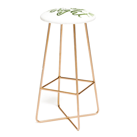 Angela Minca Merry and bright green Bar Stool