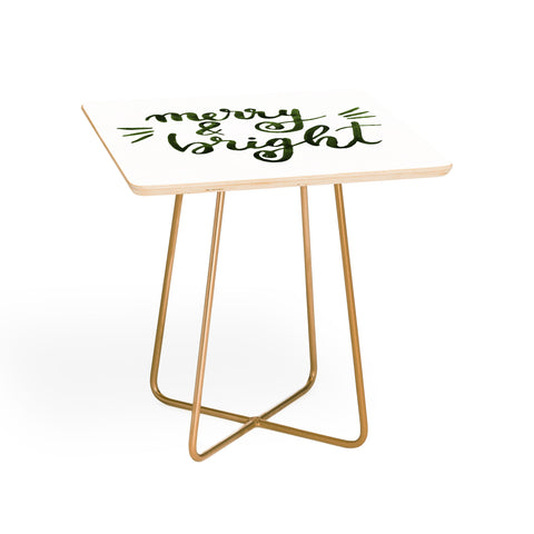 Angela Minca Merry and bright green Side Table
