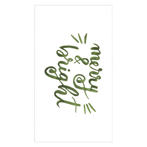 Angela Minca Merry and bright green Tablecloth