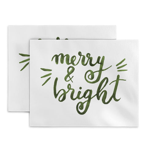 Angela Minca Merry and bright green Placemat