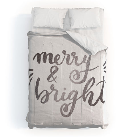 Angela Minca Merry and bright silver Comforter