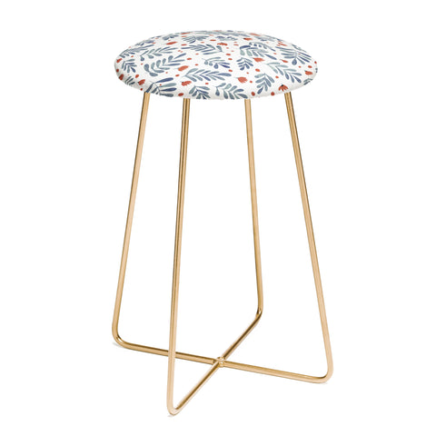 Angela Minca Neutral palette branches Counter Stool