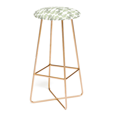 Angela Minca Pine trees green Bar Stool