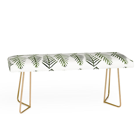 Angela Minca Pine trees green Bench