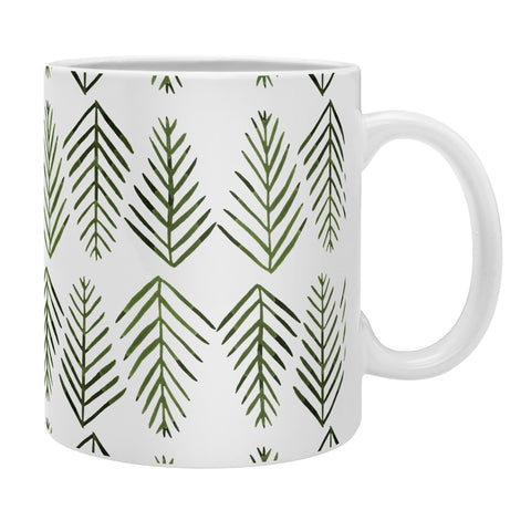 Angela Minca Pine trees green Coffee Mug