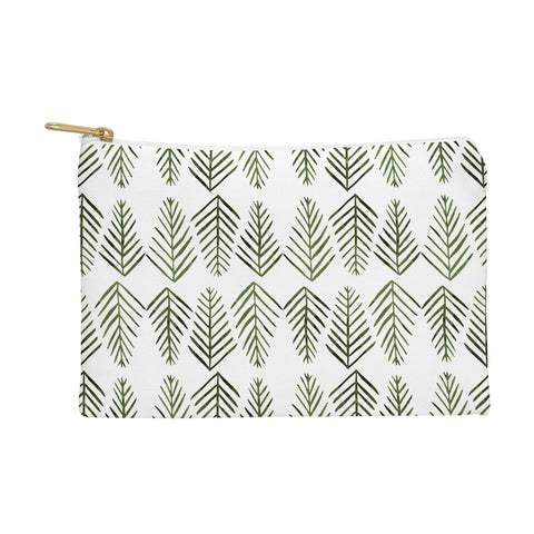 Angela Minca Pine trees green Pouch