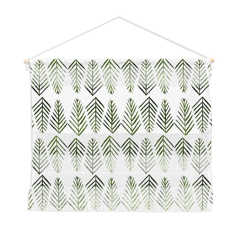 Angela Minca Pine trees green Wall Hanging Landscape