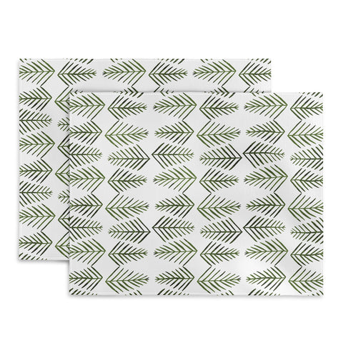 Angela Minca Pine trees green Placemat