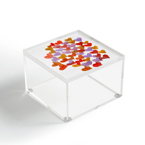 Angela Minca Retro hearts Acrylic Box