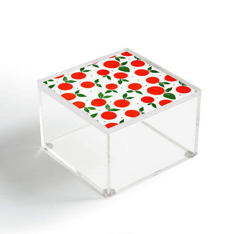 Angela Minca Tangerine pattern Acrylic Box