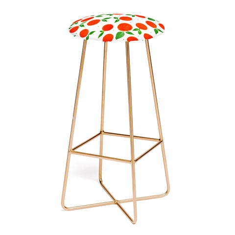 Angela Minca Tangerine pattern Bar Stool