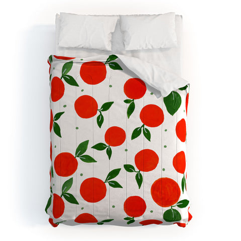Angela Minca Tangerine pattern Comforter