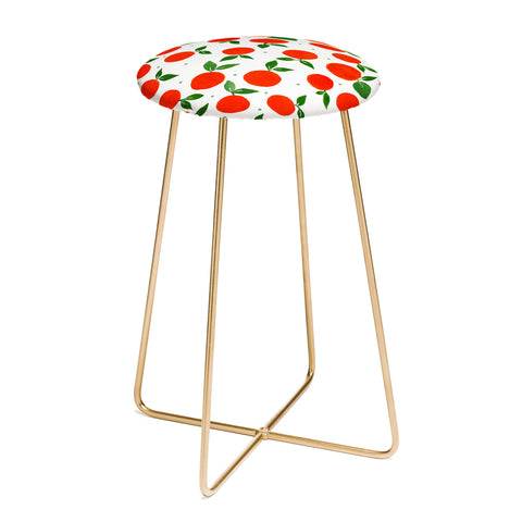 Angela Minca Tangerine pattern Counter Stool