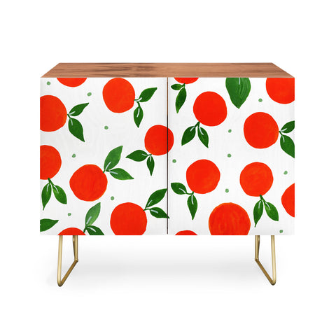 Angela Minca Tangerine pattern Credenza