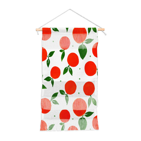 Angela Minca Tangerine pattern Wall Hanging Portrait