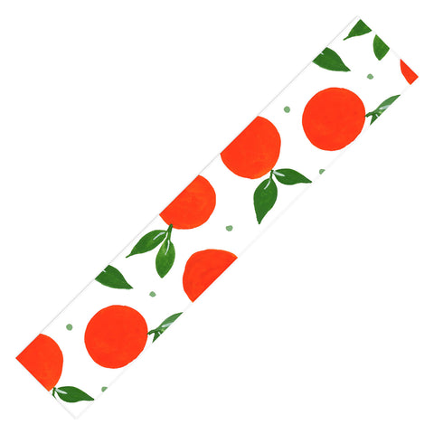 Angela Minca Tangerine pattern Table Runner