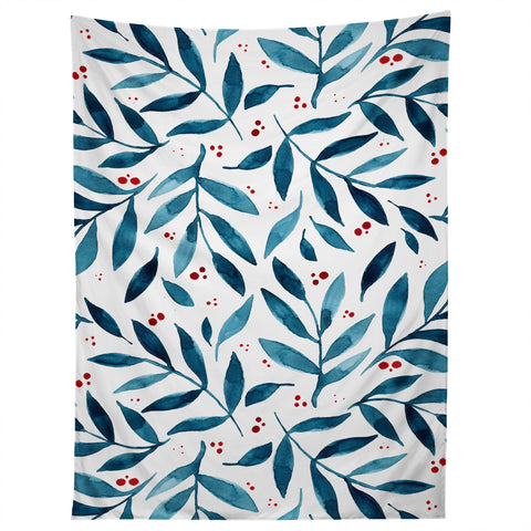 Angela Minca Teal branches Tapestry