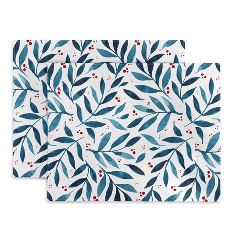 Angela Minca Teal branches Placemat