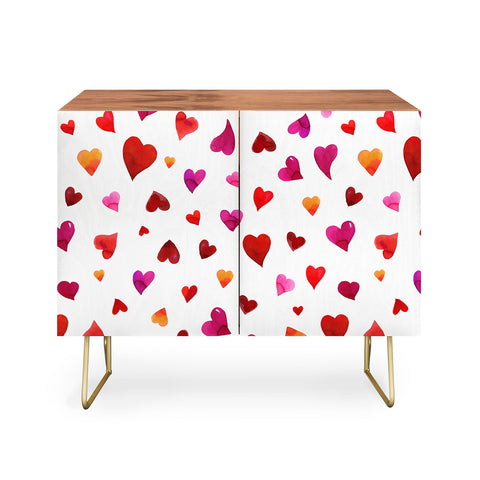 Angela Minca Valentines day hearts Credenza