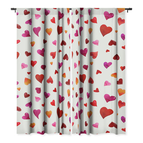 Angela Minca Valentines day hearts Blackout Non Repeat