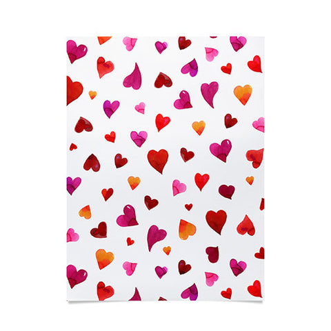 Angela Minca Valentines day hearts Poster