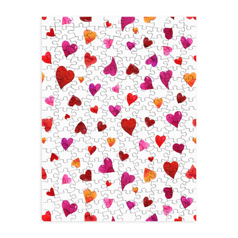 Angela Minca Valentines day hearts Puzzle