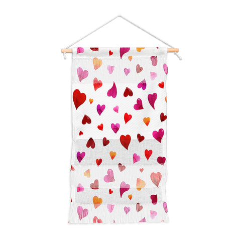 Angela Minca Valentines day hearts Wall Hanging Portrait