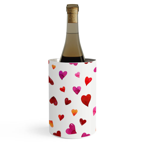Angela Minca Valentines day hearts Wine Chiller