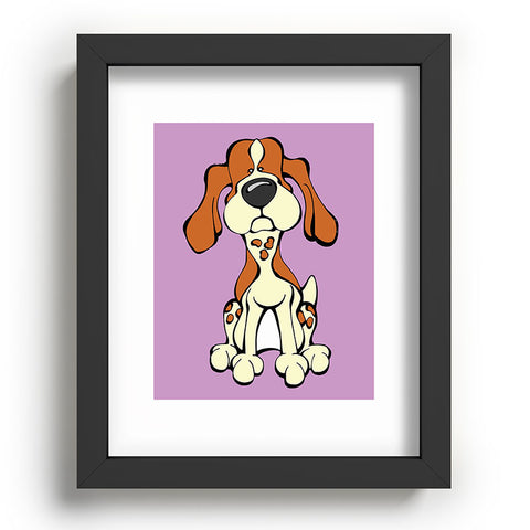 Angry Squirrel Studio American English Coonhound 10 Recessed Framing Rectangle