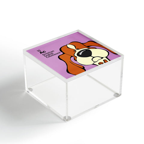 Angry Squirrel Studio American English Coonhound 10 Acrylic Box