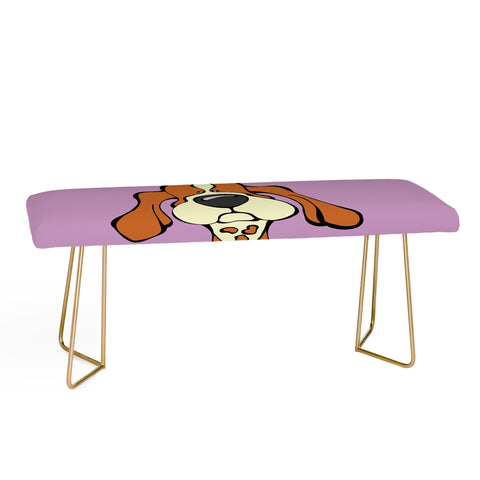 Angry Squirrel Studio American English Coonhound 10 Bench