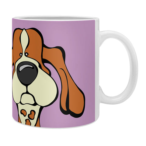 Angry Squirrel Studio American English Coonhound 10 Coffee Mug