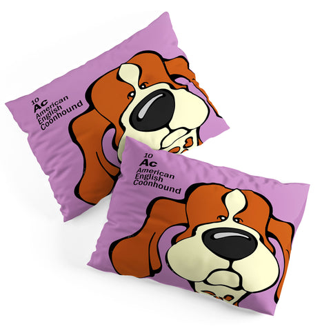 Angry Squirrel Studio American English Coonhound 10 Pillow Shams