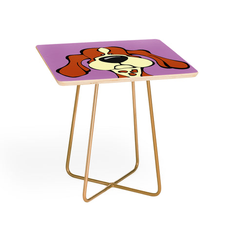 Angry Squirrel Studio American English Coonhound 10 Side Table