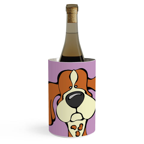Angry Squirrel Studio American English Coonhound 10 Wine Chiller