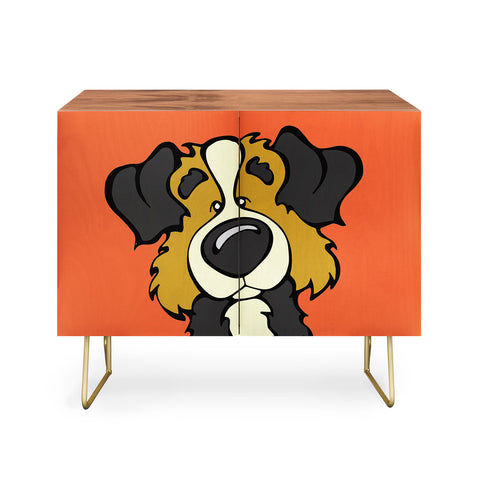 Angry Squirrel Studio Australian Shepard 1 Credenza