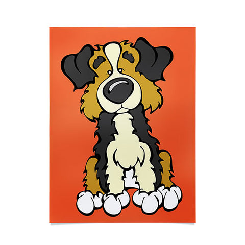 Angry Squirrel Studio Australian Shepard 1 Poster