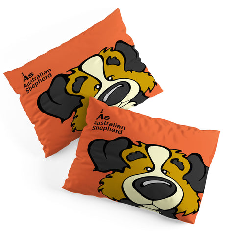 Angry Squirrel Studio Australian Shepard 1 Pillow Shams