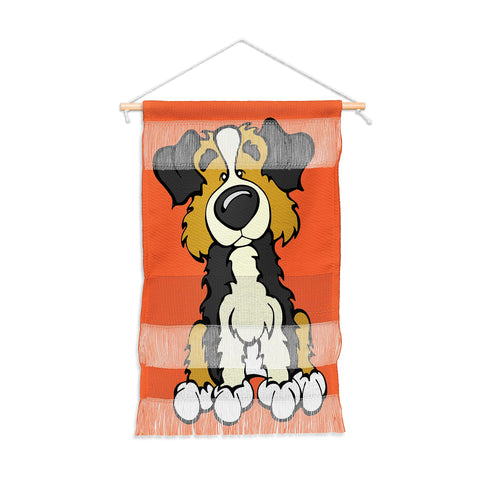 Angry Squirrel Studio Australian Shepard 1 Wall Hanging Portrait