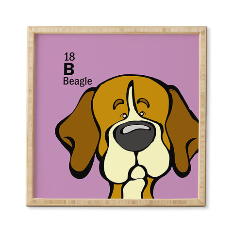 Angry Squirrel Studio Beagle 18 Framed Wall Art